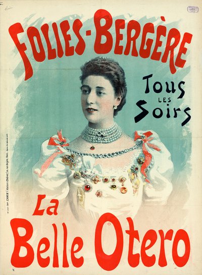 The Beautiful Otero 1894 by Imprimerie Chaix